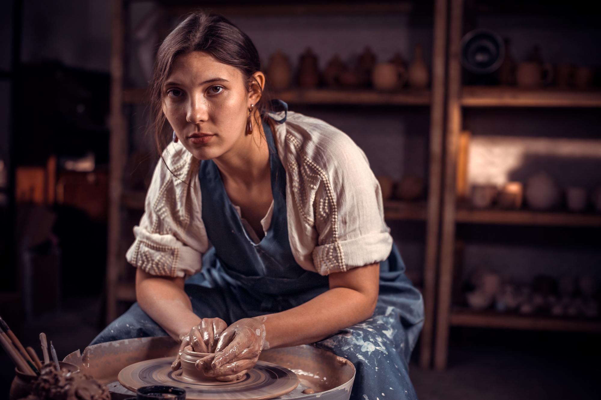 Portrait of lead embroiderer